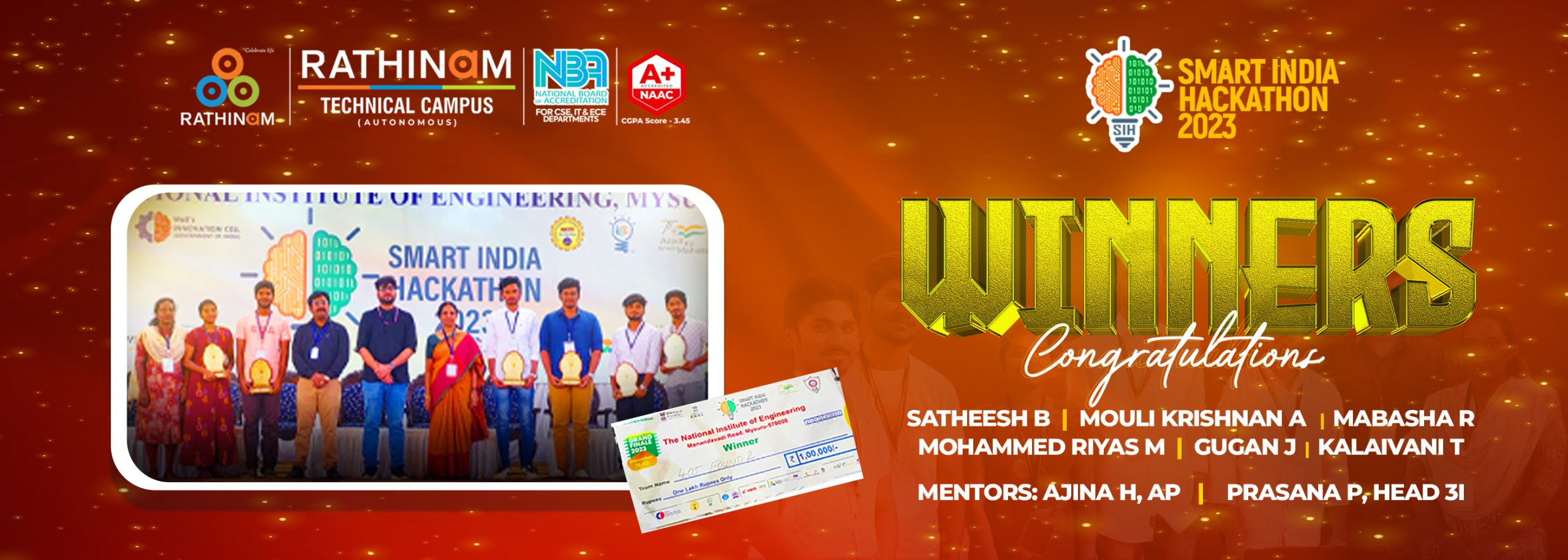 Smart India Hackathon Winners: Real-Time Implementation of Ideas